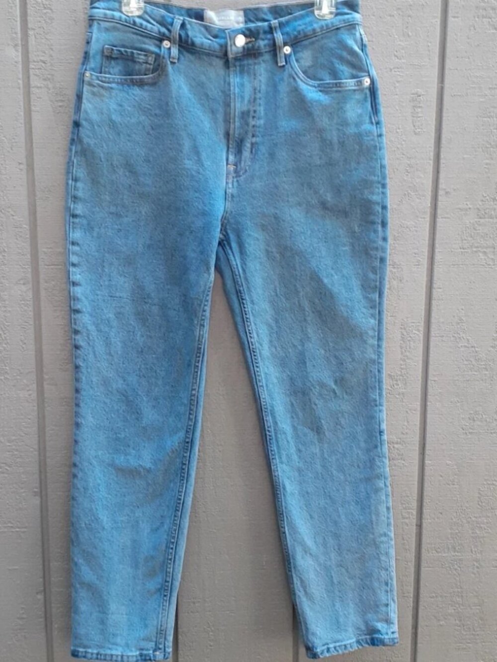 Everlane Original Cheeky Jeans 29 Organic Cotton Slim Straight Stretch High Rise